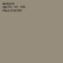 #978D7D - Pale Oyster Color Image